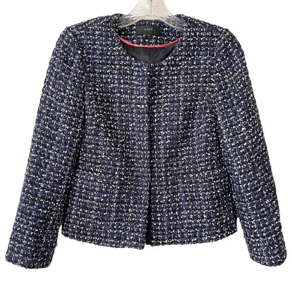 J.CREW Blue Tweed Jacket